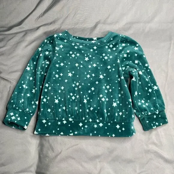 Carter's Teal Starry Pajama Set - Picture 7 of 12